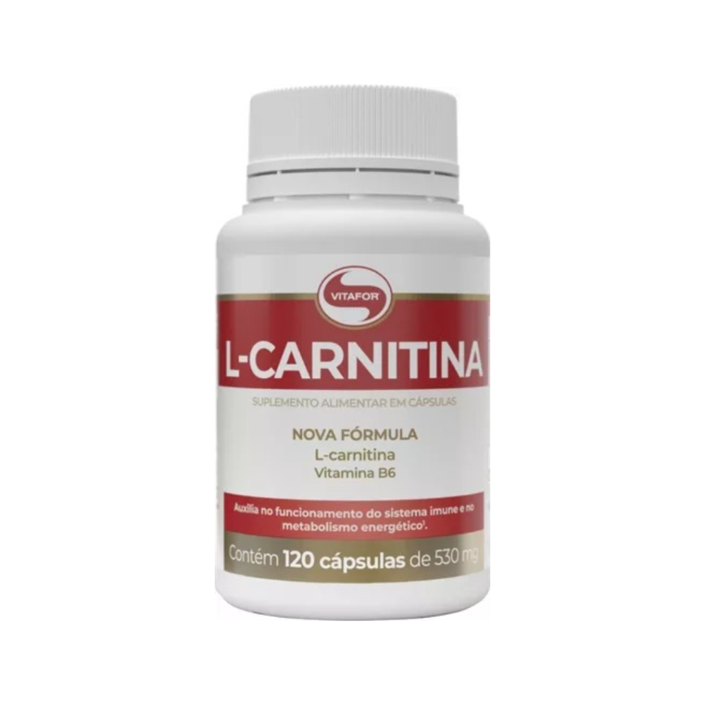 L Carnitina 120 Cápsulas Vitafor Maxx Nutrition suplementos